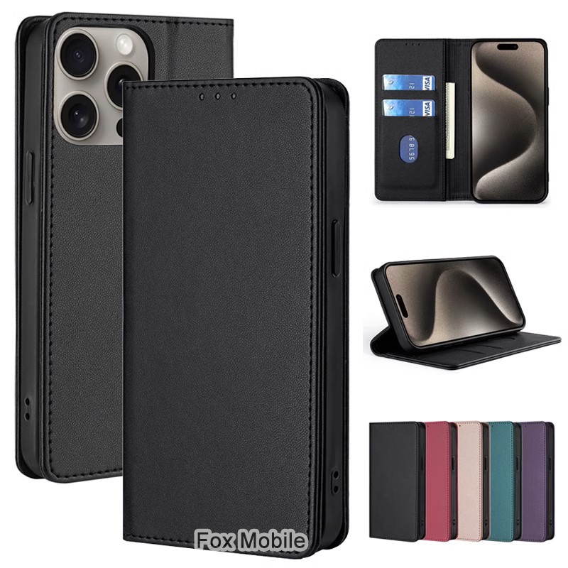 เคส ฝาพับหนัง สำหรับ Samsung A06 A16 A36 A56 A05 A05S A15 A25 A35 A55 A54 A34 A24 A14 S24Fe S24Ultra S23Ultra XUNDU