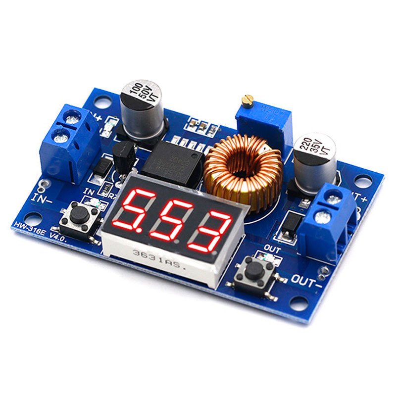 ตัวลดแรงดันไฟ XL4015 E1 DC-DC Stepdown BUCK Converter Module DC 4-38V 75W 5A