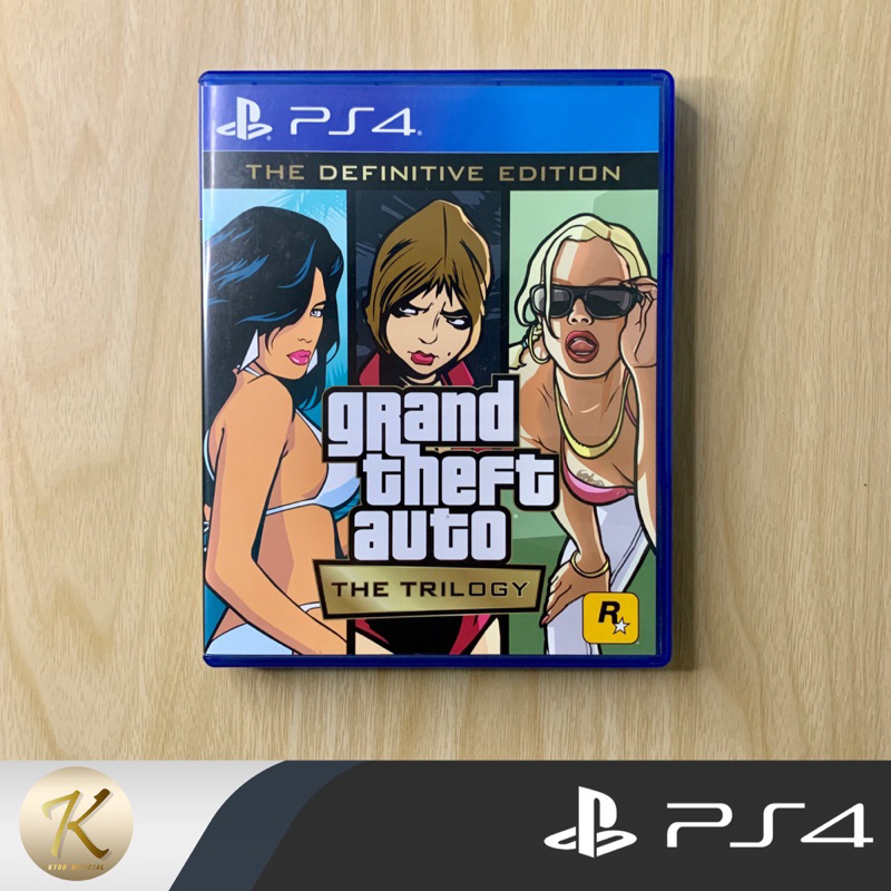 แผ่นเกมส์ PS4 : GTA Grand Theft Auto The Trilogy 3 ภาค (แผ่นเกมส์ มือ2) สินค้าพร้อมจัดส่ง