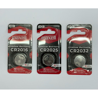 ถ่านMaxell CR2016/CR2025/CR2032 Lithium 3V แพคเดียว(เลือกเบอ…