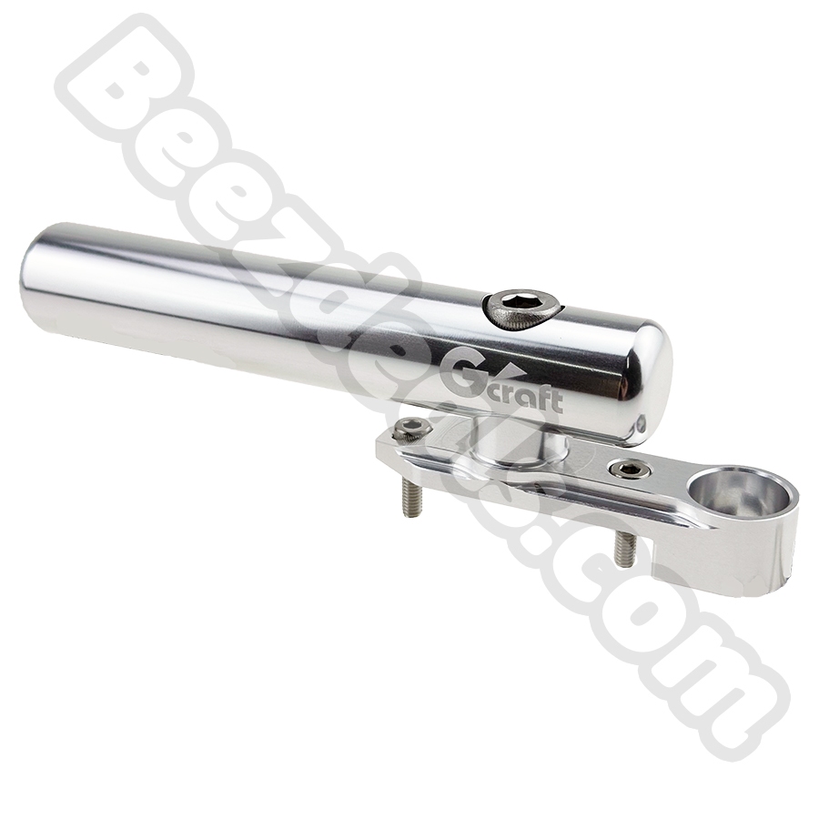 GCRAFT บาร์อเนกประสงค์ มัลติบาร์ บาร์ยึดโทรศัพท์ (สีเงิน) Honda Super Cub C125