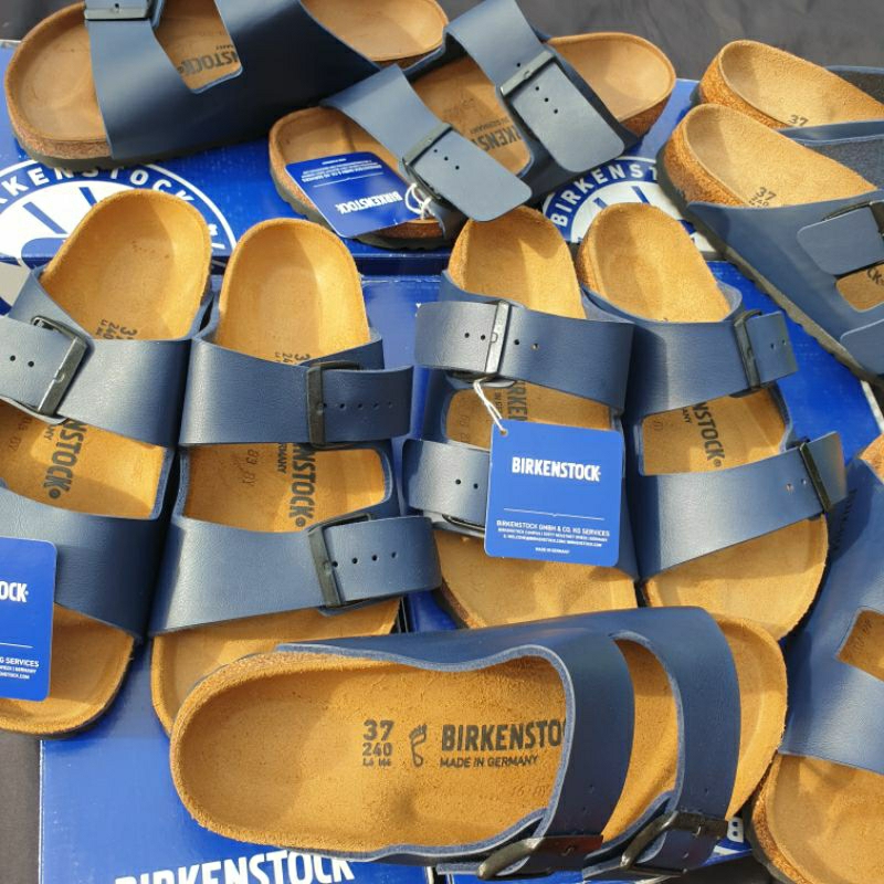 BIRKENSTOCK- Arizona สีกรมสวยมาก Navy Blue 37,24 cm มือ1 tag w/box แท้100%