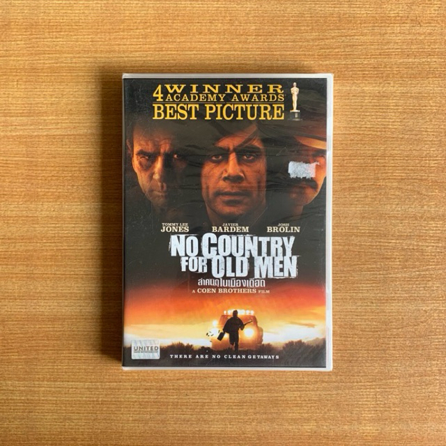 DVD : No Country for Old Men (2007) ล่าคนดุในเมืองเดือด [มือ 1] Coen Brothers / Javier Bardem ดีวีดี