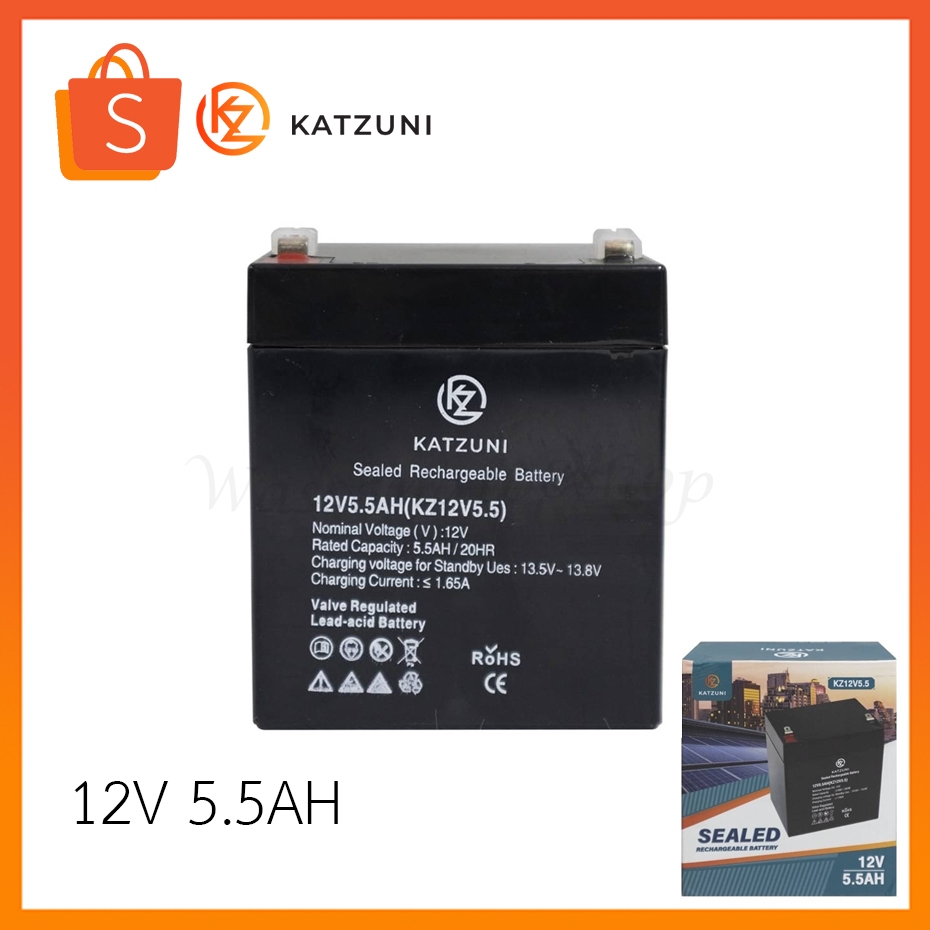 KATZUNI Battery แบตUPS/แบต Katzuni 6V4.5AH / 12V 5.5AH