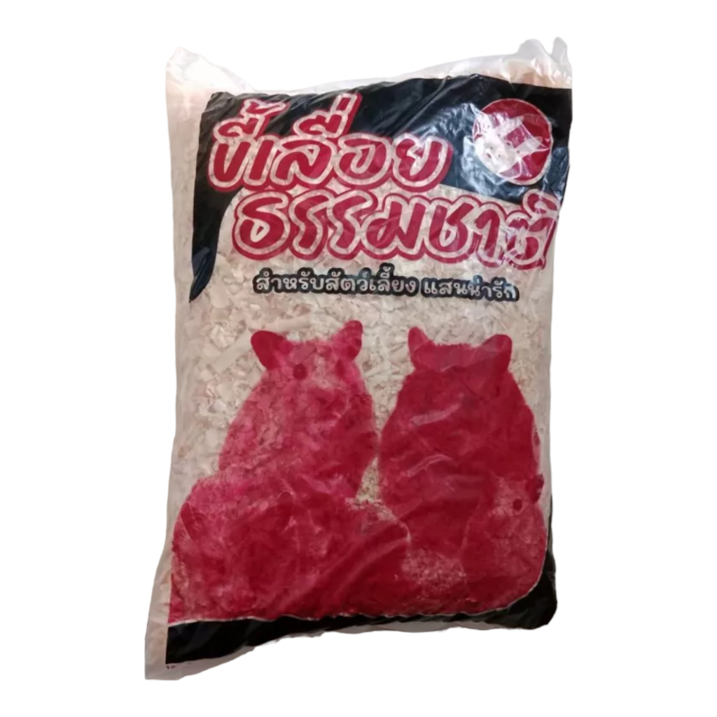 ขี้เลื่อย ธรรมชาติ น้ำหนัก 400g ใช้ปูรองพื้นสำหรับสัตว์ ดูดซับอึเเละฉี่ เก็บเเละทำความสะอาดง่าย COD