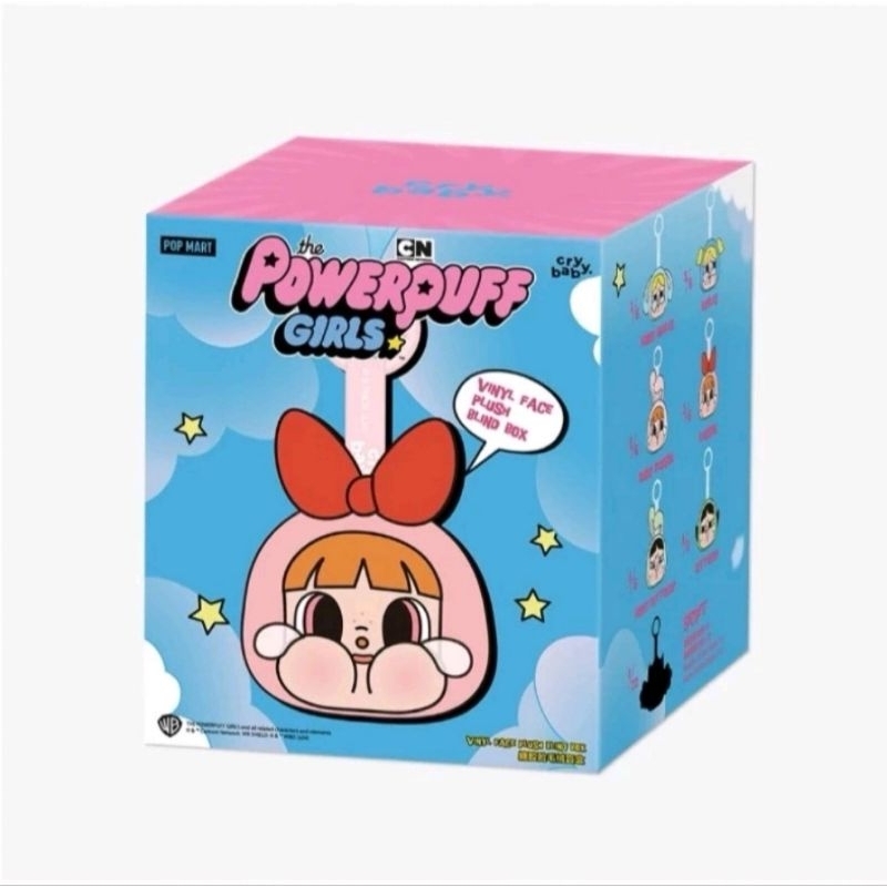 Crybaby X Powerpuff girls Series-vinyl Face Plush (พวงกุญแจcrybaby x PPG ) แบบเลือกตัว ชก.ไม่แกะซอง