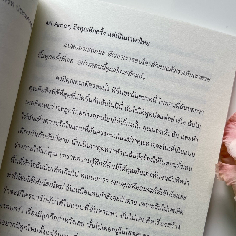 หนังสือ On hopeless romance and fixable wounds ถึงคุณ ถึงฉัน รักนั้นร้าวราน