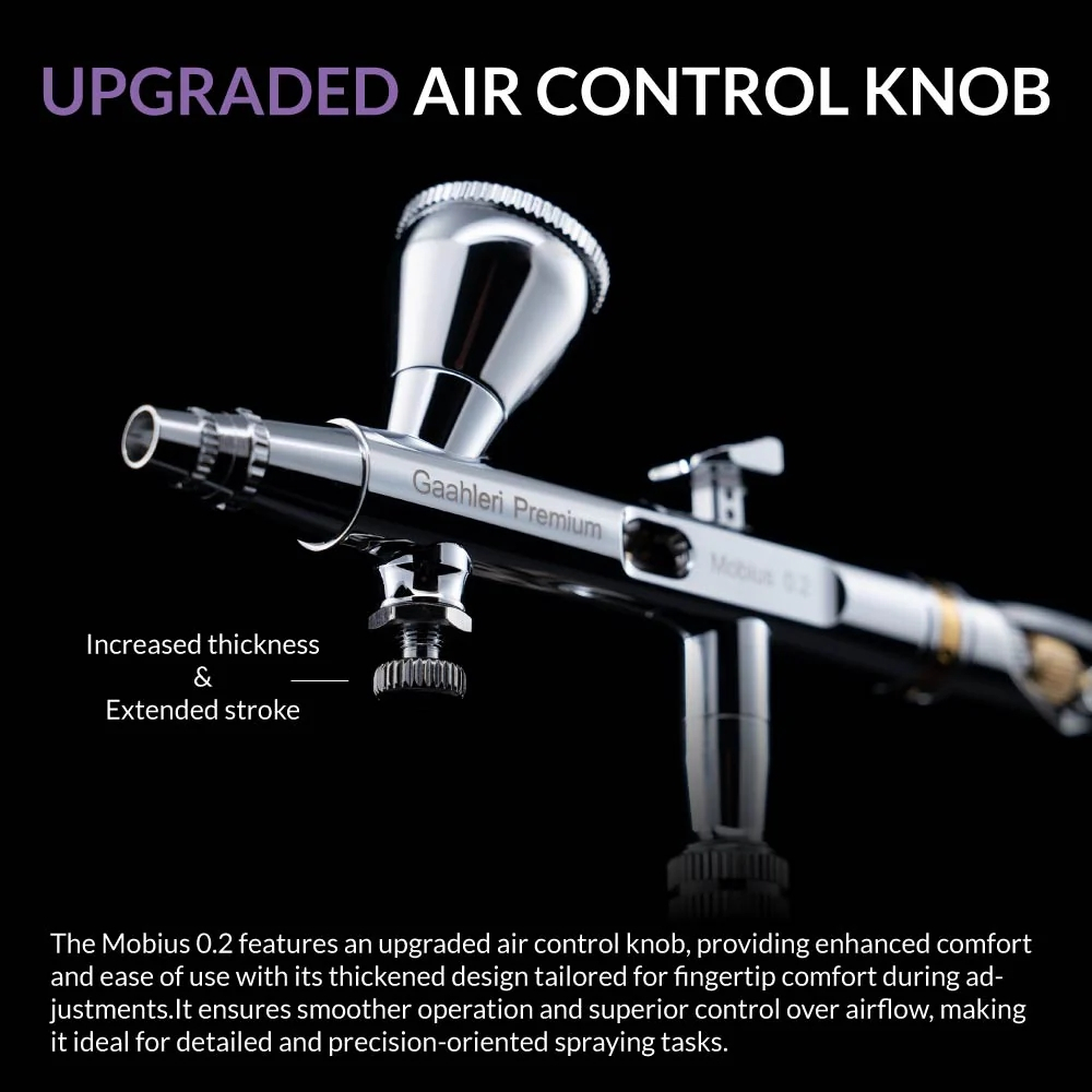 GAAHLERI PREMIUM SERIES GHPM-MOBIUS 0.2MM แอร์บรัช - รูปที่ 2