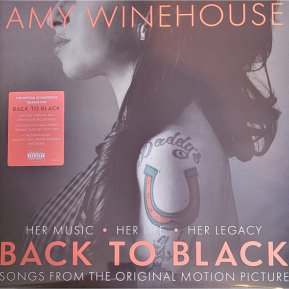 แผ่นเสียง LP Amy Winehouse /  Back To Black (Songs From The Original Motion Picture) แผ่นใหม่ ซีล