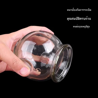 32ชิ้น cupping therapy set ครอบแก้ว ครอบแก้วสูญญากาศ สำหรับนวด เหยือกแก้ว การไหลเวียนโลหิต แก้วครอบชนิดหนา ไม่แตกหักง่าย