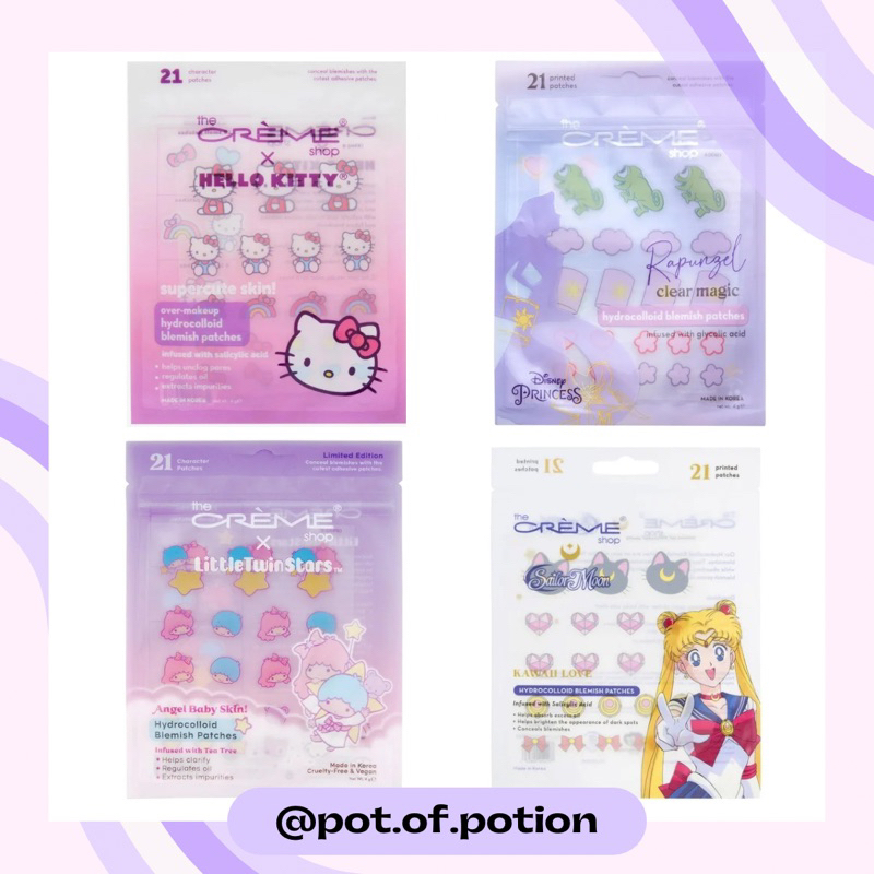พร้อมส่ง The Crème Shop — Over-Makeup Blemish Patches / แผ่นแปะสิว Hello Kitty Pimple Patch