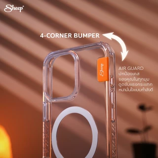 [Sheep Clear MS For iPhone&Samsung] เคสใสสำหรับไอโฟน13/14/15/16/17 Series และ S25 S26 Ultra เคสชาร์จแม่เหล็ก กันกระแทก