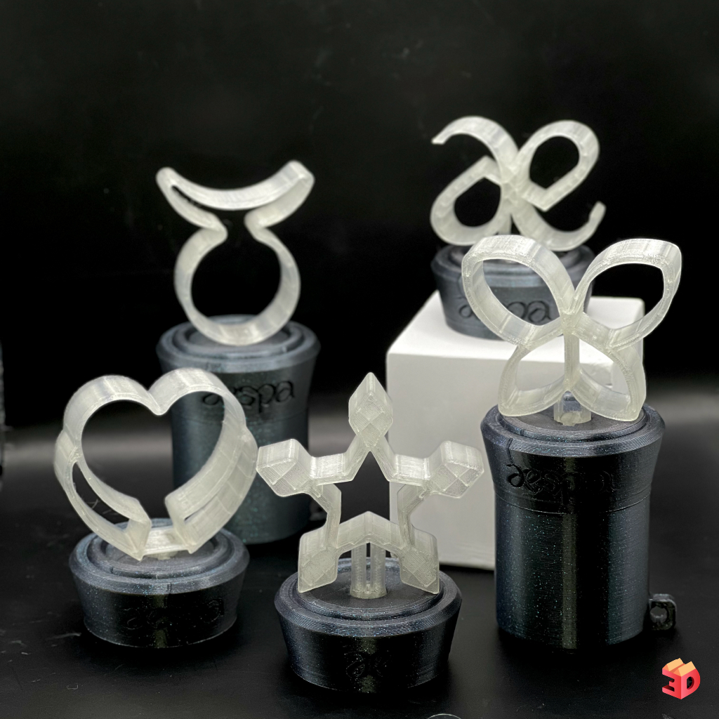 ชุดแต่งยาดม Aespa ชุดแต่งยาดม บงน้องเอส karina winter giselle ningning งาน3Dprint ผิวเส้น ไม่มีแถมพวงกุญแจแต่มีรูร้อย