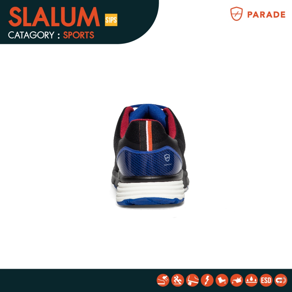 รองเท้าเซฟตี้ Parade รุ่น SLALUM หัวคอมโพสิต ทนความร้อน กันลื่น น้ำหนักเบา ไม่มีโลหะ