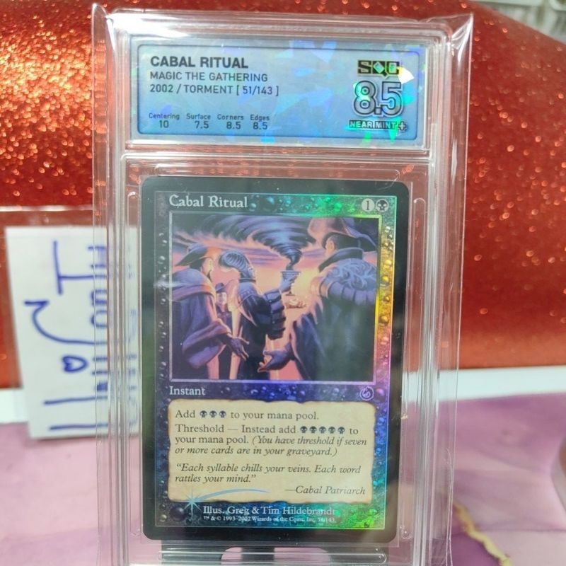 🎁ส่งฟรี  💳ผ่อนบัตรเคดิต✔️SPX-Expressได้[CABAL RITUAL]Magic The Gathering เกรด SQC 8.5  พร้อมส่งทันที