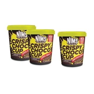 (โปรสุดคุ้ม 2 เเถม 1) Nims Crispy Choco Tube ขนาด 60 กรัม โกโก้ครั้นซ์ ขนมข้าวพองเคลือบช็อกโกแลตแท้ เข้มข้น หลายรสชาติ