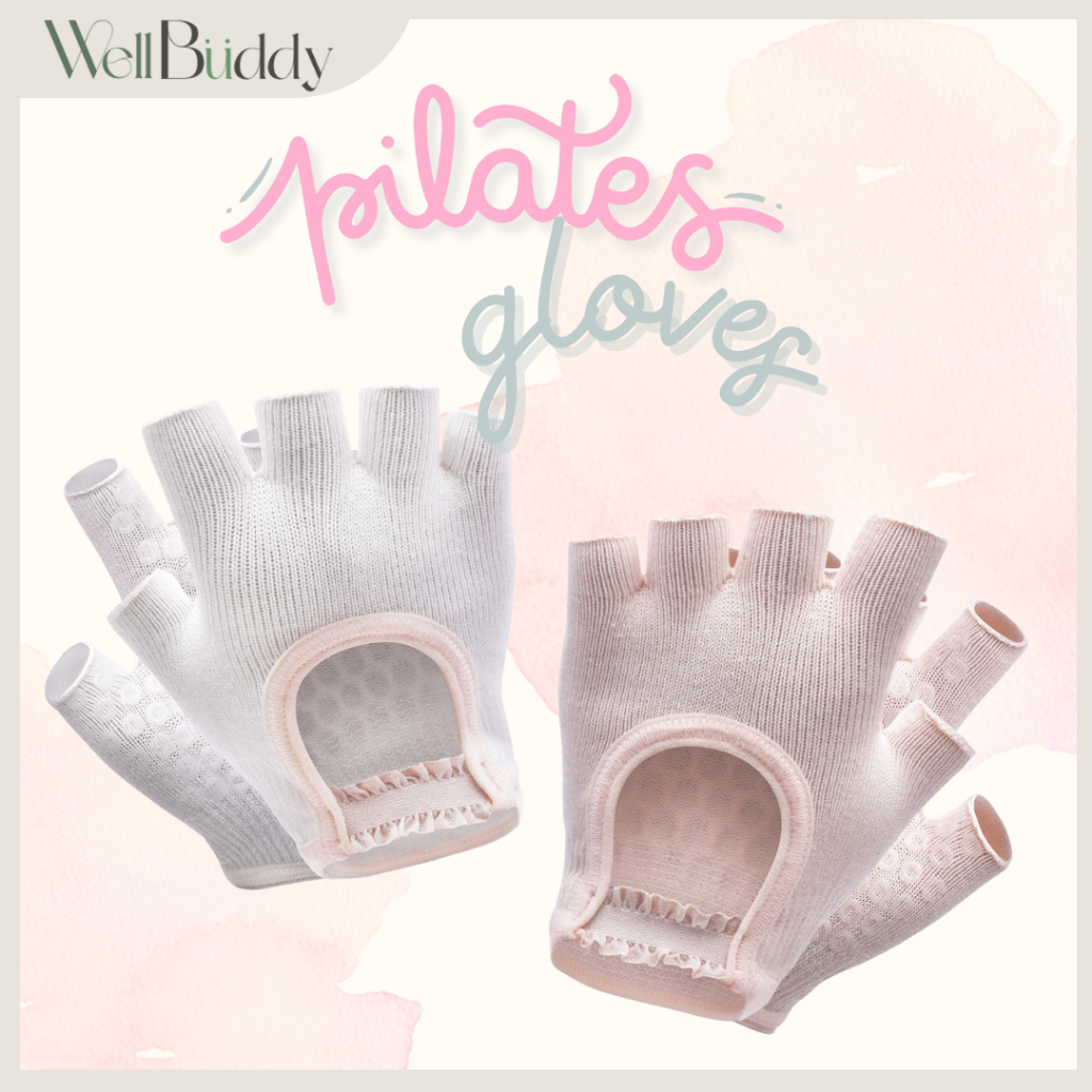 WellBuddy ถุงมือพิลาทิส ถุงมือกันลื่น (Fluffy Fairy Pilates Gloves)