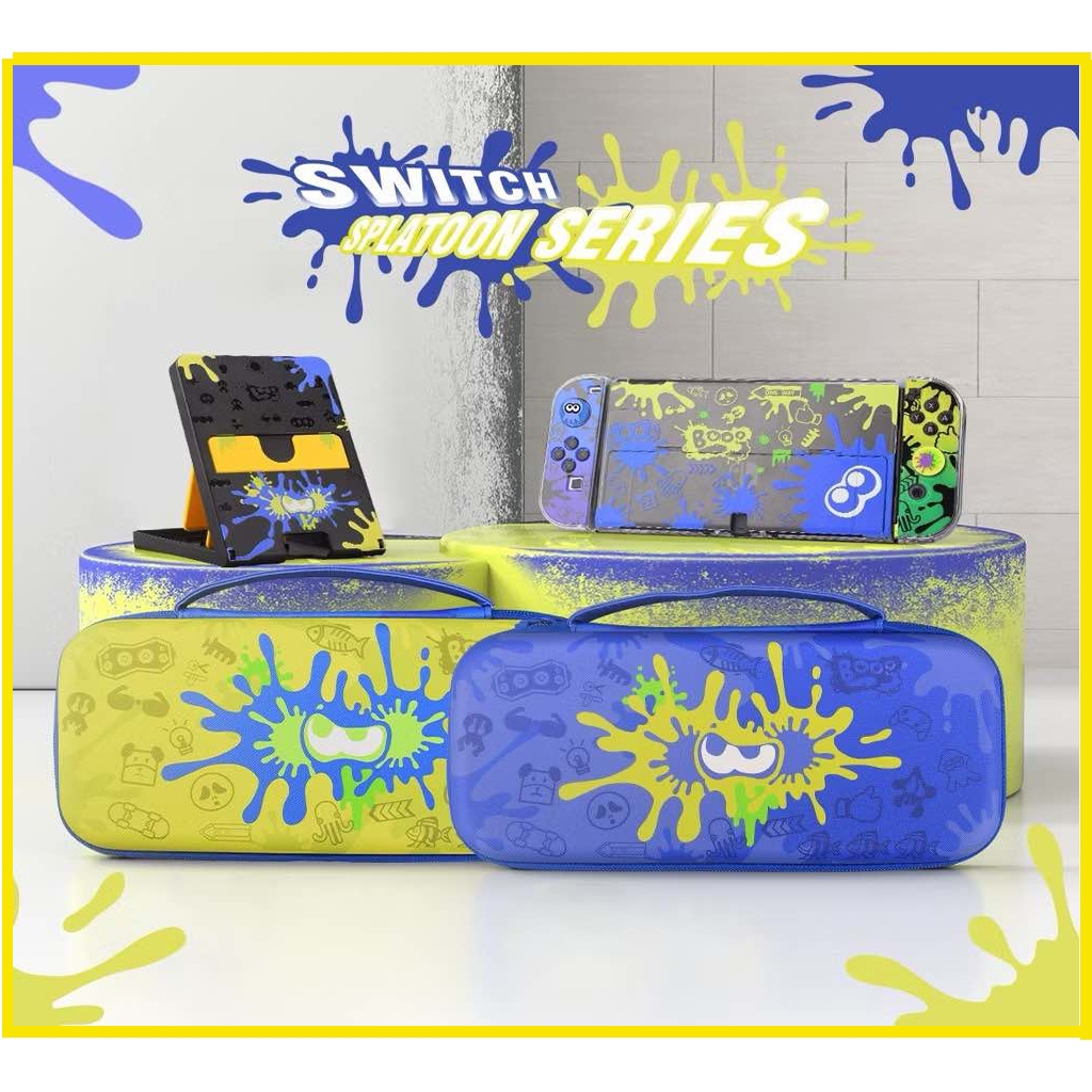 เคสและอุปกรณ์ Nintendo Switch/oled Splatoon 3 กระเป๋าและเคส กันน้ำ กันกระเเทก