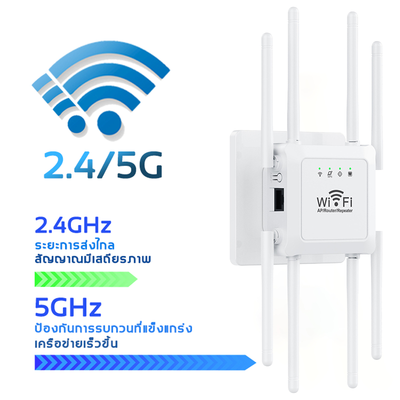 👨‍🔧 รุ่นล่าสุดในปี 2024 👨‍🔧 ตัวขยายสัญญาณ wifi ขยายสัญญาณ wifi wifi repeater ตัวกระจายwifiบ้าน