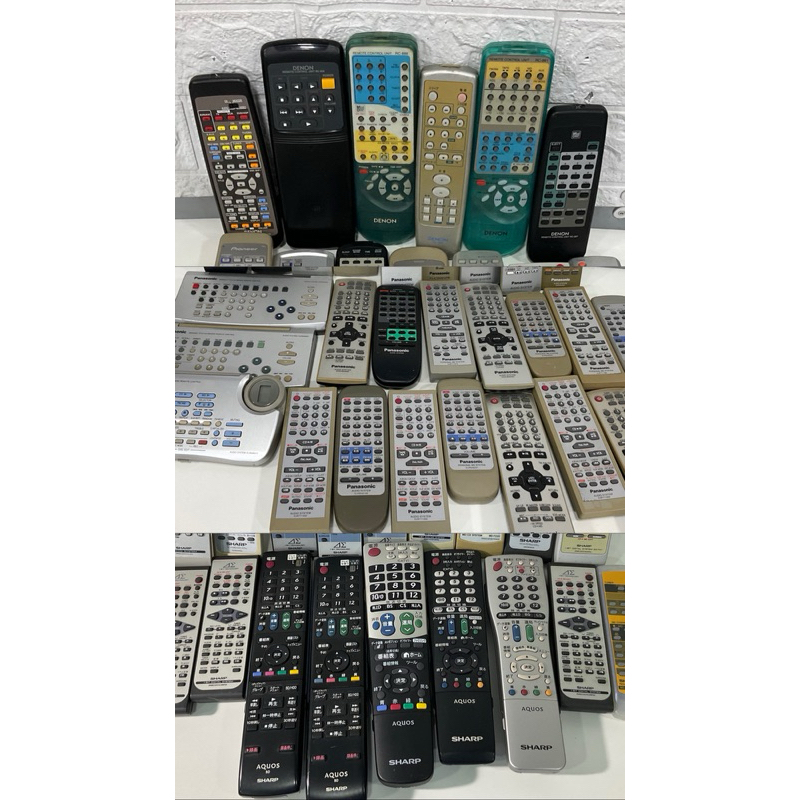 [ถูกสุด!!!!!!] รีโมท TV เครื่องเสียง เคลื่องเล่น MD DVD CD สินค้ามือสอง remote second-hand