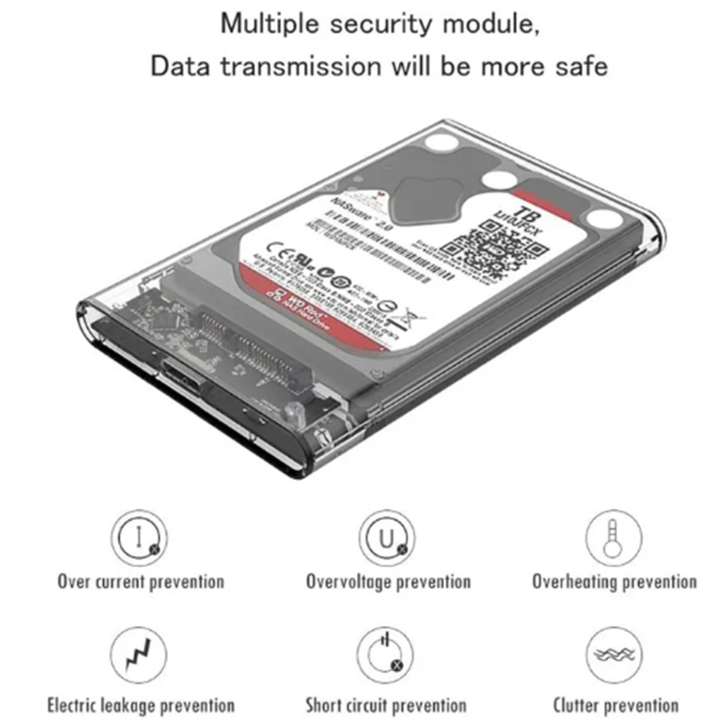 ส่งสินค้าทุกวัน กล่องใส่ HDD USB 3.0 SATA 2.5 กล่องใส่ฮาร์ดดิส ส่งถ่ายข้อมูลได้รวดเร็ว Harddisk SSD 2.5 inch USB3.0 แรง