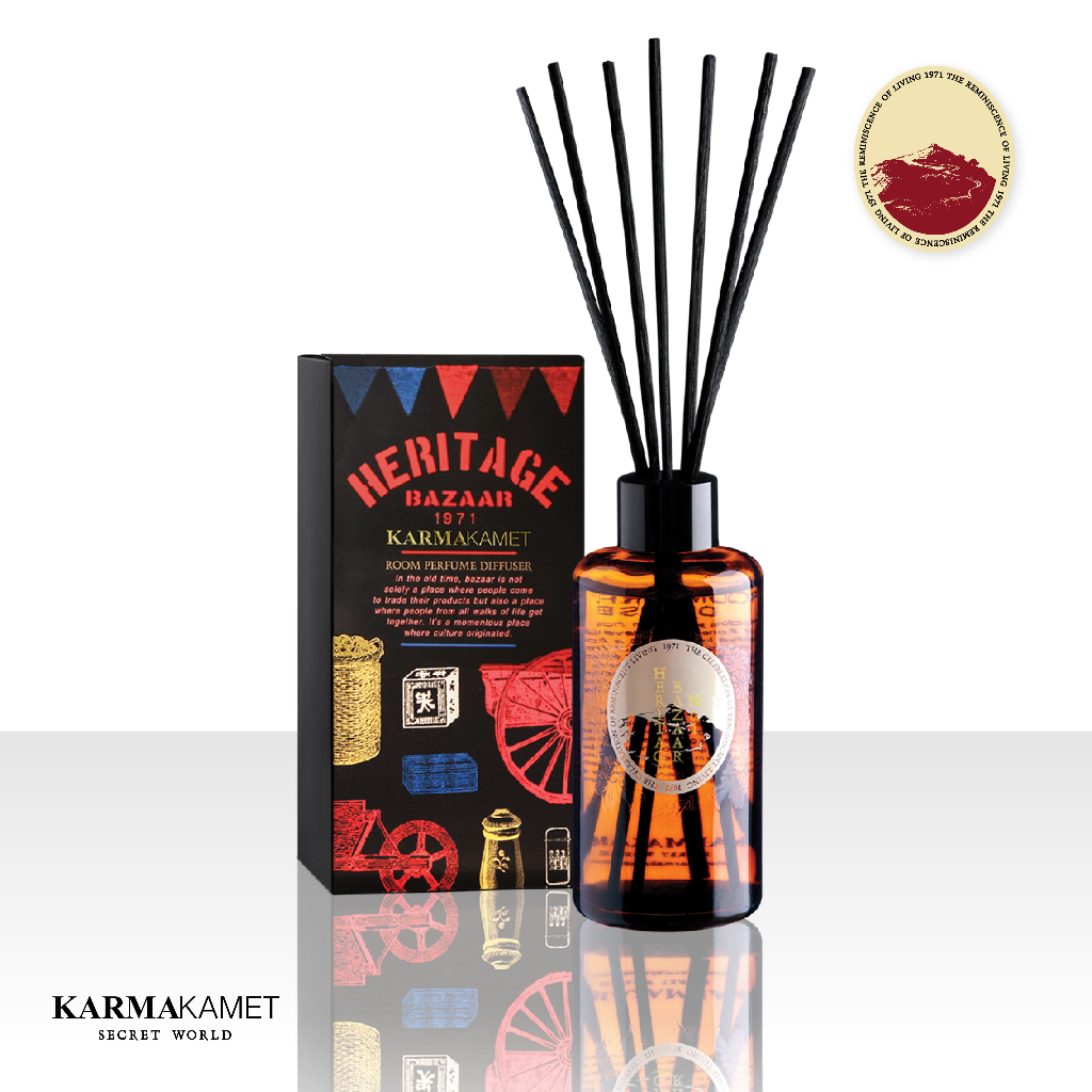 KARMAKAMET | Room Perfume Diffuser Heritage Bazaar | คามาคาเมต ก้านไม้หอมกระจายกลิ่น ตกแต่งบ้าน ปรับ