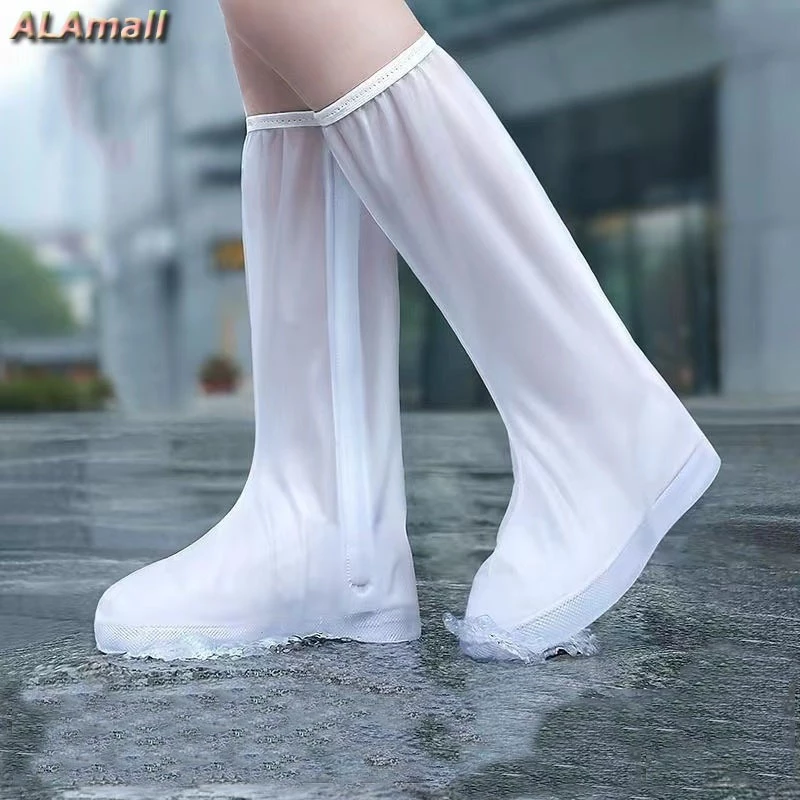 ALA ถุงคลุมรองเท้ากันฝนกันน้ำข้อยาวมีซิป thumbnail 9