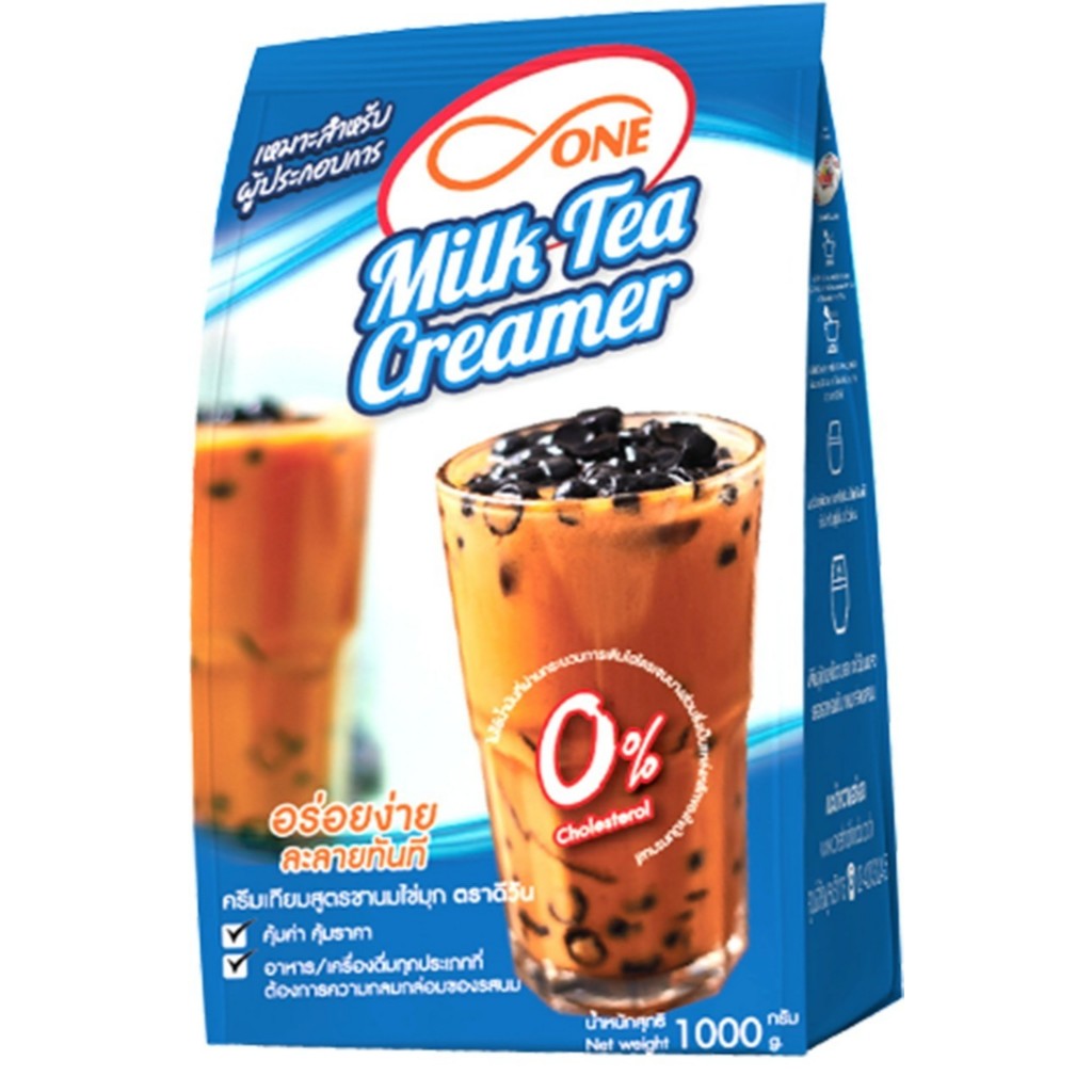 ดีวัน ครีมเทียม สูตร มิลค์ที Milk Tea creamer ขนาด 1000 กรัม