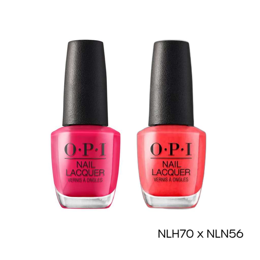 OPI NAIL LACQUER DUO SET (ALOHA FROM OPI & SHE'S A BAD MUFFULETTA)