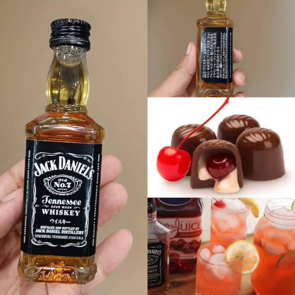 jack daniels old no 7 tennessee 50 ml. สำหรับทำอาหาร ขนม ช๊อคโกแลต น้ำผลไม้