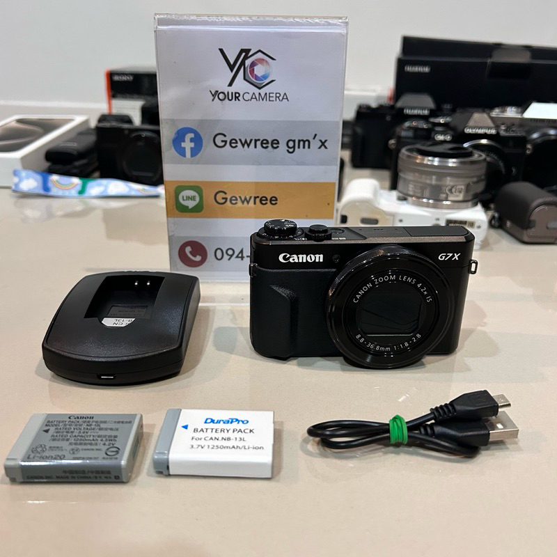 Canon G7X mark ii กล้องมือสอง (พร้อมส่ง)