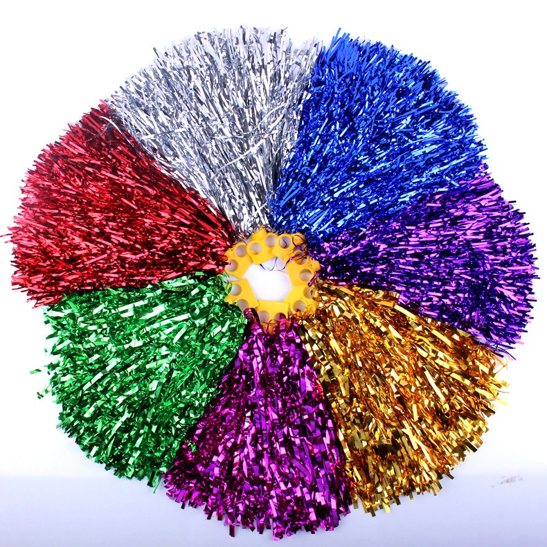 พู่เชียร์ อุปกรณ์การเชียร์ ปอมปอม ลีดเดอร์ หลากหลายสี Pom Pom Cheerleader pompoms Cheerleading equipment Colorful Party