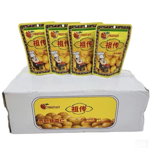 🌰Fruitasy [ 1 ถุง ] เกาลัดอบเจ ปอกเปลือก เนื้อเกาลัดอบสไตล์เกาหลี 80 กรัม บรรจุ 1 ห่อ เกาลัด