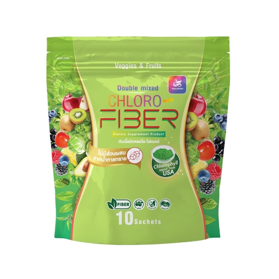 *ญาลีญ่า คลอโร ไฟเบอร์ Yaaleeyah Double mixed Chloro-Fiber