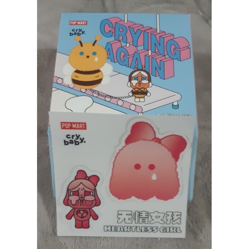 (พร้อมส่ง) เข็มกลัด Crybaby Crying Again Plush Badge Series - Heartless Girl