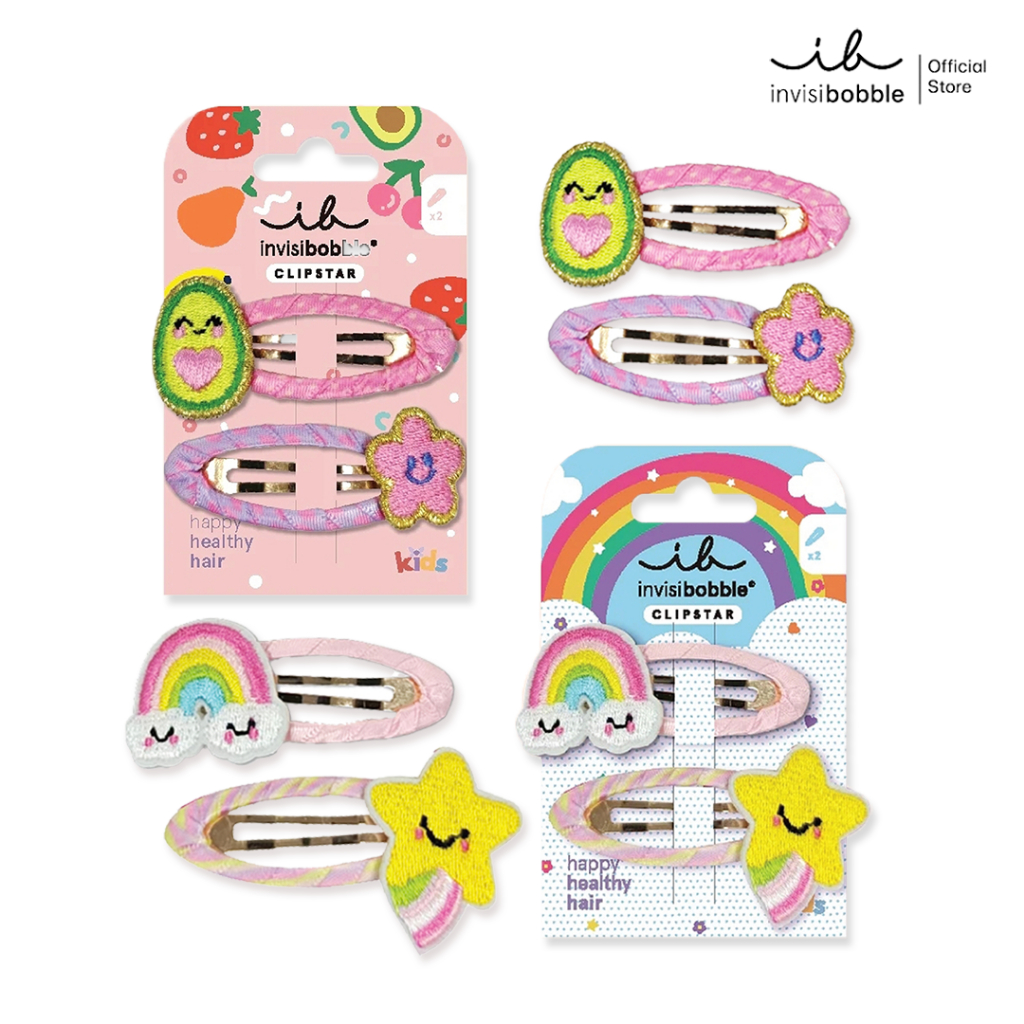 invisibobble กิ๊บหนีบผม กิ๊บติดผม ผมไม่เป็นรอย รุ่น Snap clip (1 กล่องบรรจุ 2 ชิ้น)