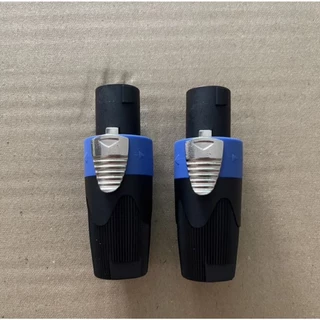(ราคา2-10ตัว) PT SHOP สเป็คคคอนตัวผู้ สีน้ำเงิน-สีแดง สปิกคอนสำหรับเข้าสายลำโพง วัสดุเกรดดี ทนต่อความร้อน สวยแข็งแรงได้