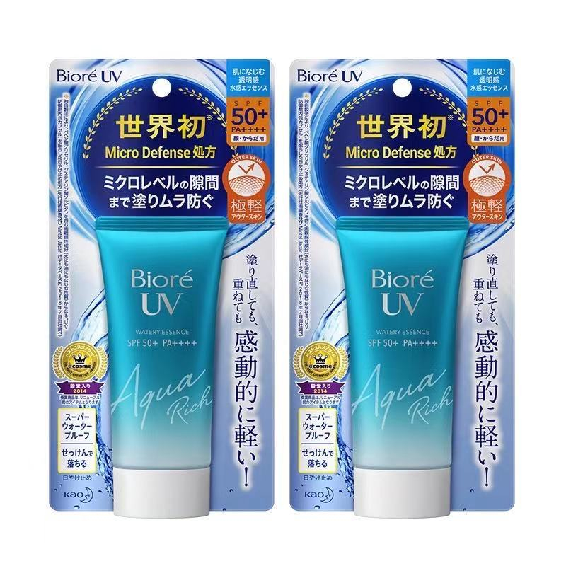 ของมาใหม่ 199 บาท ซื้อ 1 แถม 1 BIORE UV Aqua Rich Watery Essence SPF50+ PA++++ ครีมกันแดด 50g.