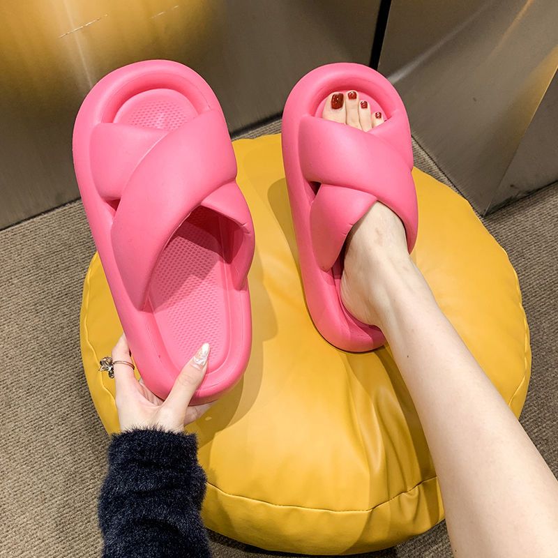 Leyoo พร้อมส่ง ทั่วไทย รองเท้าแตะลำลอง งานแฟชั่นสวยๆ สำหรับผู้หญิง ดีไซน์แบบสายไขว้ สวย เก๋ ไม่ซ้ำใคร มีมา 4 สี เอาดีๆ ร - รูปที่ 3