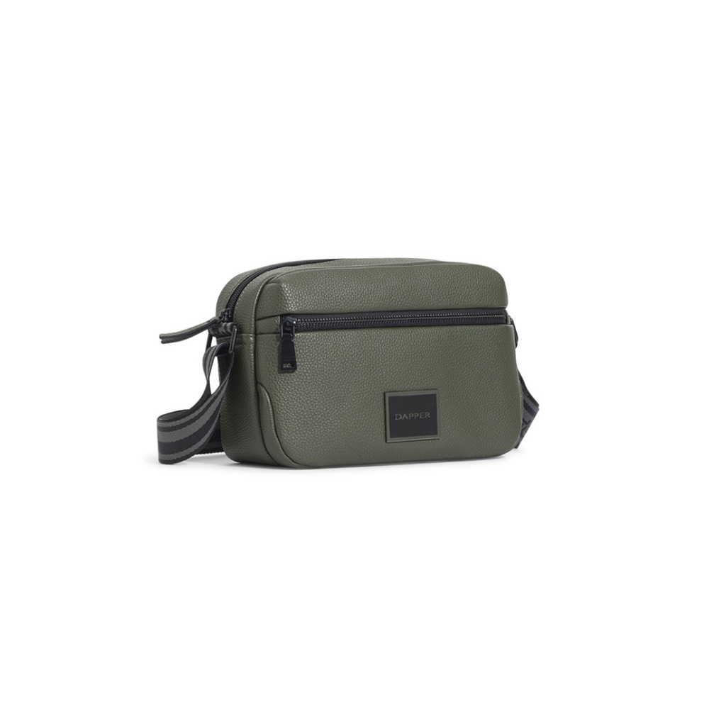 DAPPER กระเป๋าสะพายข้าง Everyday Zipper Crossbody Bag สีเขียว (BM5/OL/1246SF)