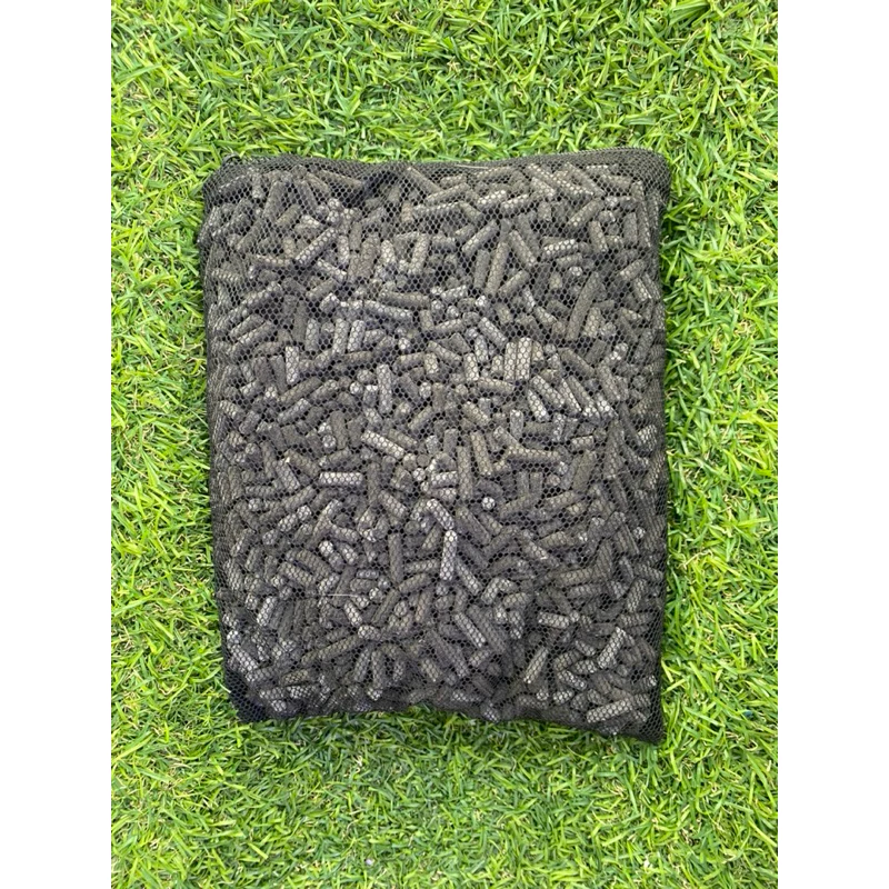 ถ่านคาร์บอน(ช่วยดับกลิ่น)300g-1kg พร้อมถุงตาข่ายซิป