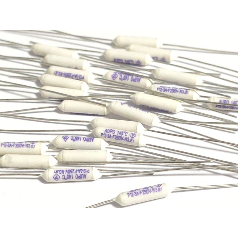 ฟิวส์พัดลม  135,145,150  องศา 2A-3A  ฟิวส์เซรามิค ฟิวส์หางหนู  พัดลมฮาตาริ มิตซู , ฮิตาชิ ,ชาร์ป(เเพ