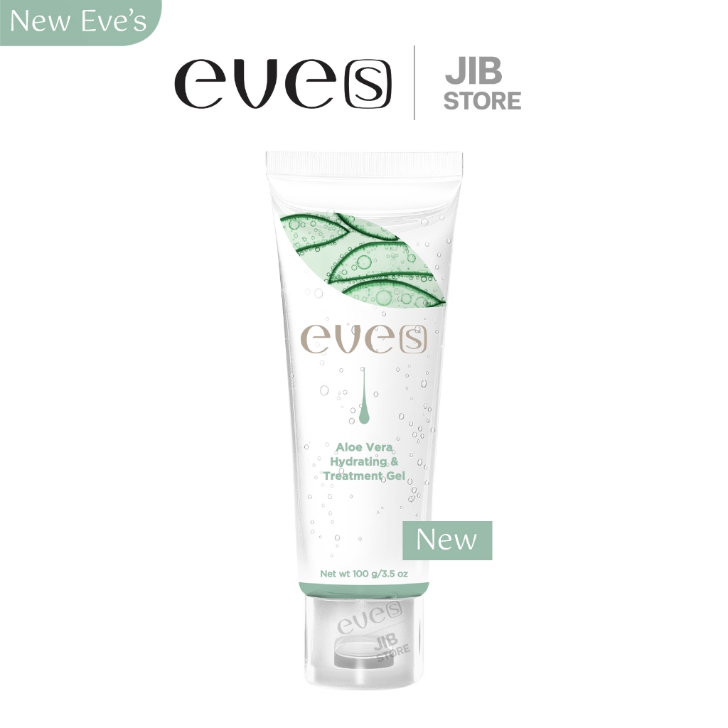 EVE'S เจลอโลแคคตัสอีฟส์ สูตรใหม่ Aloe Vera Gel บำรุงผิวหน้า ปลอบประโลมผิว มอบความชุ่มชื้น ผดผื่น สิว
