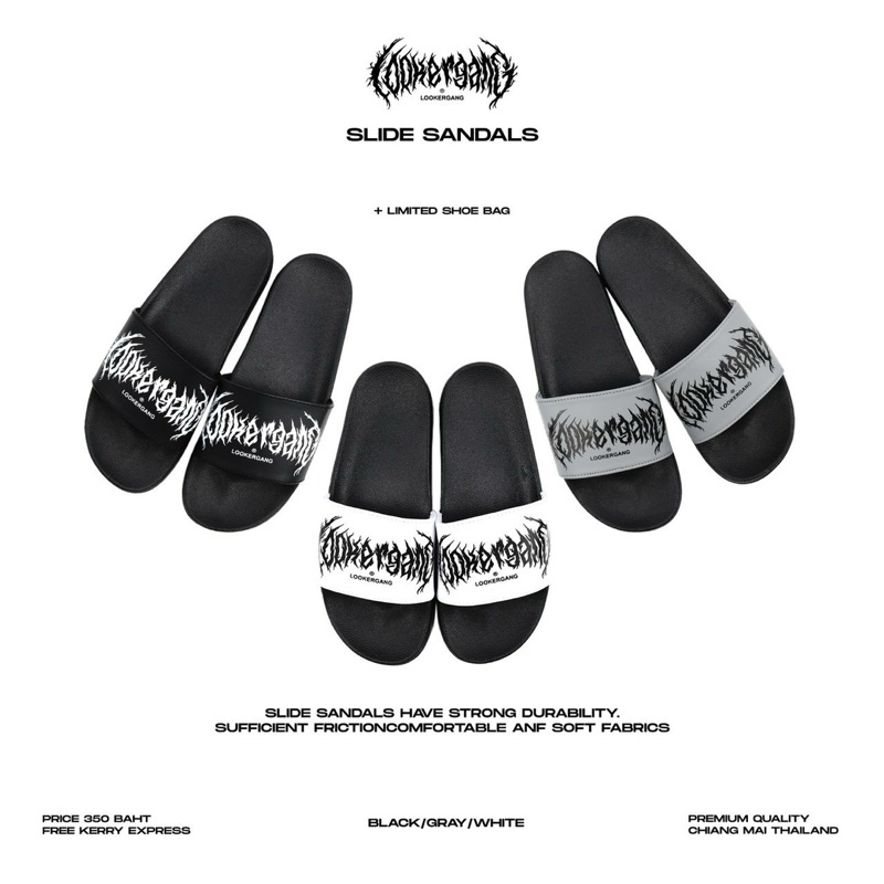 LOOKER - รองเท้าแตะ V.1 (ของแท้ต้องมีถุงผ้าแถมและใช้ซองพัสดุของแบรนด์ลุคเกอร์เท่านั้น)