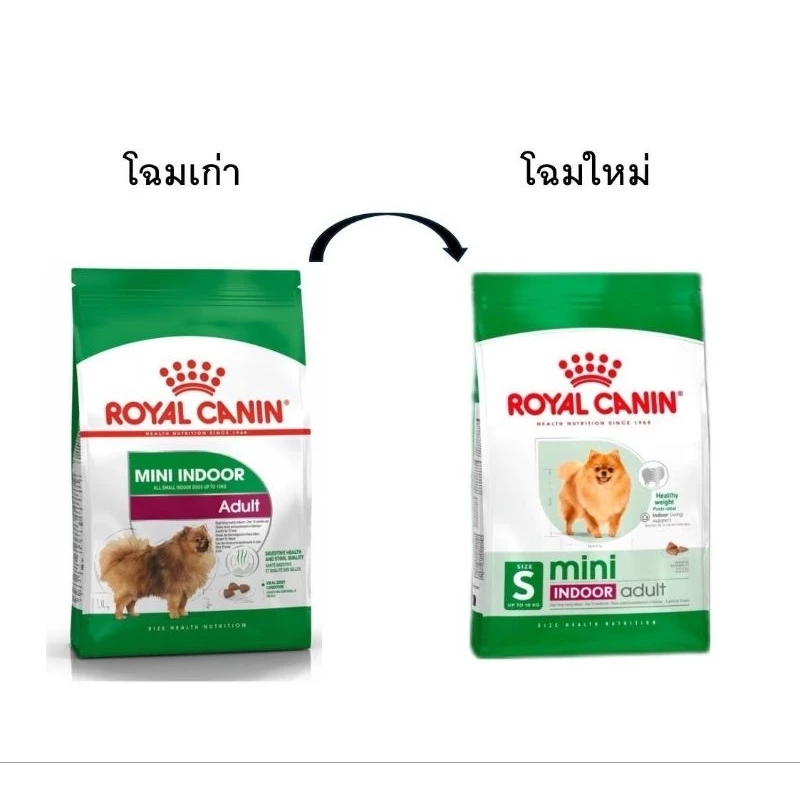 MINI INDOOR Adult1.5kgสำหรับสุนัขโตเลี้ยงในบ้าน 1.5 กิโล