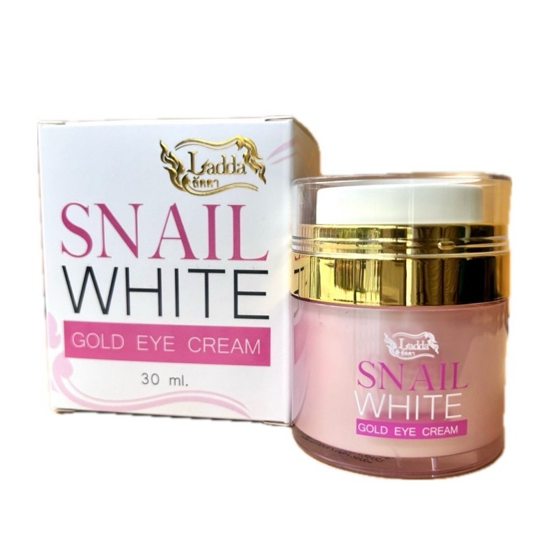 ลัดดา(Ladda)ครีมบำรุงรอบดวงตา ลัดดา สเนลไวท์ โกลด์ อาย ครีม