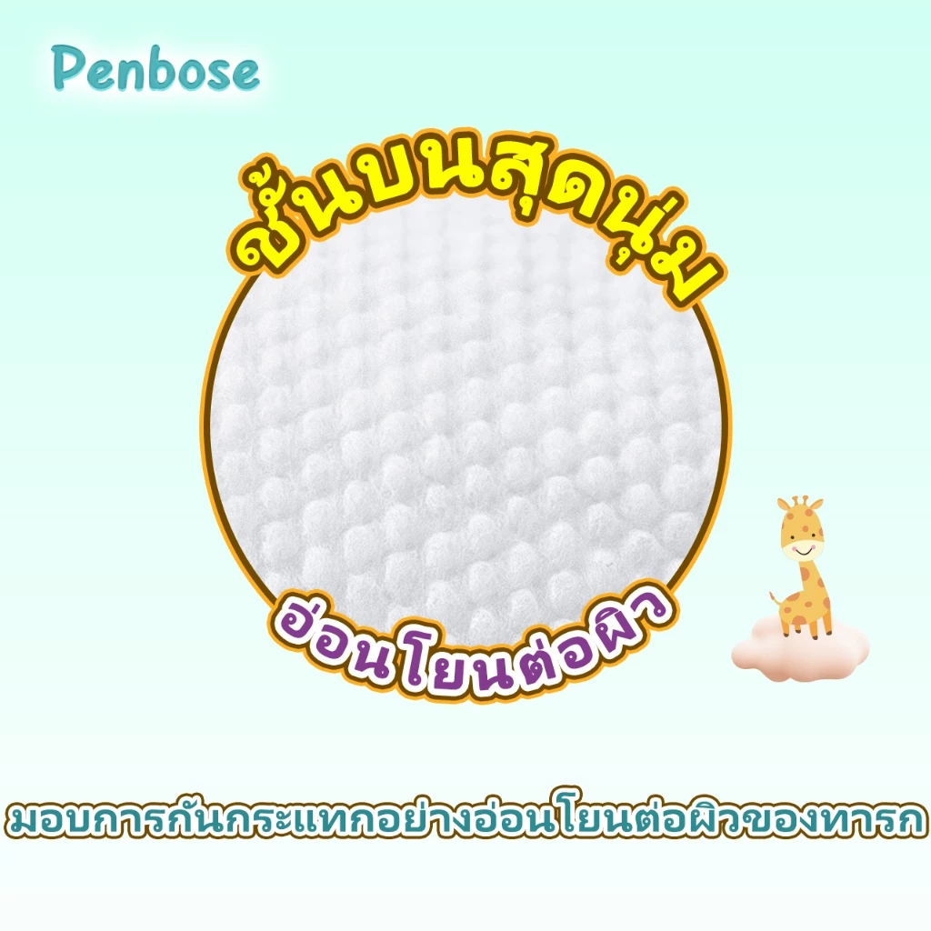 ผ้าอ้อมเด็ก Penbose ไซส์ S-3XL จำนวน 50 ชิ้น thumbnail 6