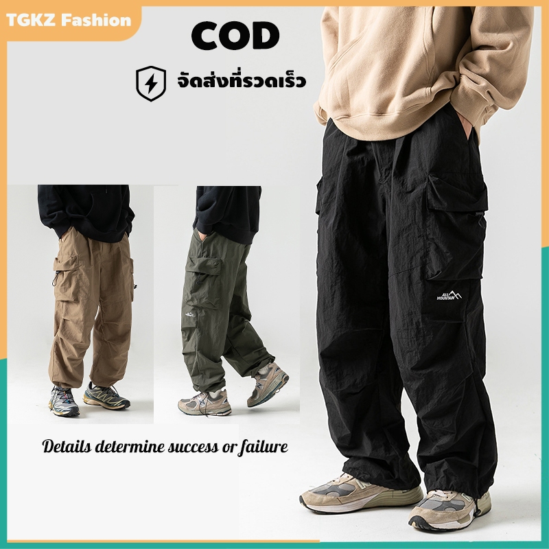 กางเกงกันน้ำยืดหยุ่นสำหรับการเดินเท้าและกีฬา ดีไซน์หลายช่องเก็บของ ผ้านุ่มสบายทนทาน