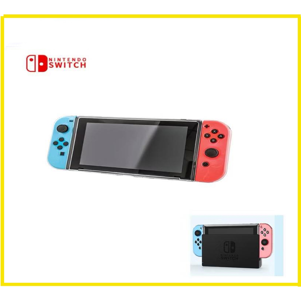 เคสนิ่มใส TPU  เกมNintendo Switch ใส่ Dock ได้   สามารถเสียบลงอุปกรณ์ DOCKING ได้ทันที โดยไม่ต้องแกะออก