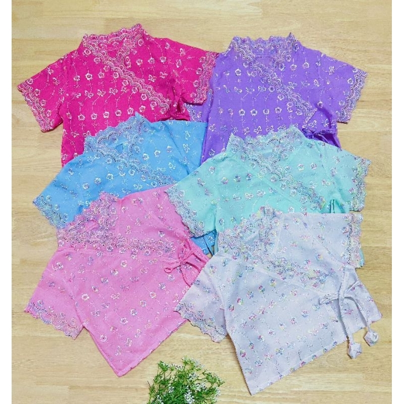 เสื้อลูกไม้เด็ก เสื้อไทย เสื้อใส่ไปวัด